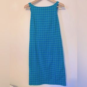 J. Crew Jackie O midi dress checkered